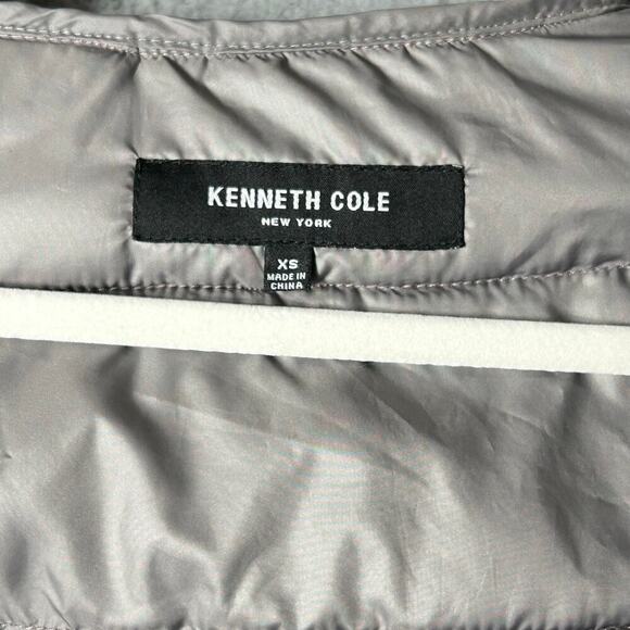 Kenneth Cole Reaction Coat Womens XS Dusty Mauve Hooded Puffer Jacket‎ Coat READ - Picture 3 of 12